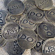 Load image into Gallery viewer, ThereIsNoTry Decision Coin - Hand-Finished