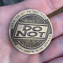 Load image into Gallery viewer, ThereIsNoTry Decision Coin - Hand-Finished (Free Shipping)

